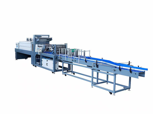 Automatic Bottle Can PE Film Hot Shrink Wrapping Packing Machine Wrapper