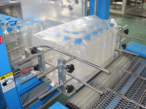 Automatic Bottle Can PE Film Hot Shrink Wrapping Packing Machine Wrapper